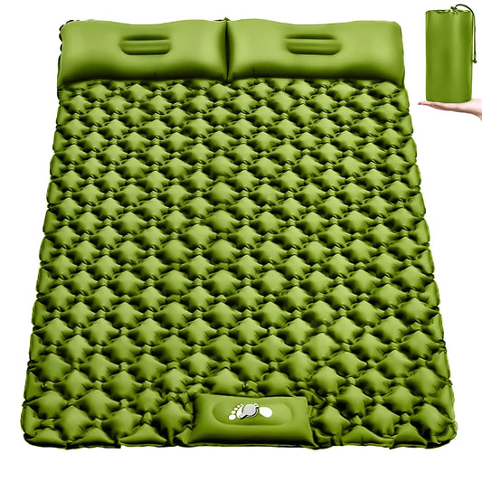 Camping Sleeping Pad, Ultralight Self Inflating Camping Pad，With Pillow Built，For Camping